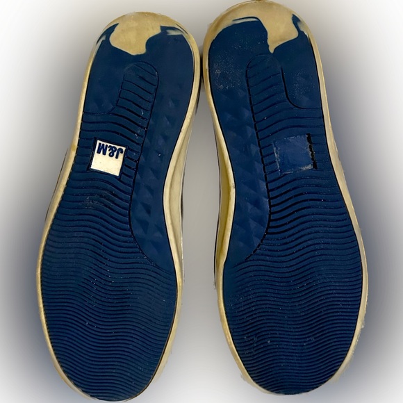 JOHNSTON & MURPHY McGuffey Slip-On Gray/Blue Perfed Nubuck size 10.5 - Picture 5 of 6